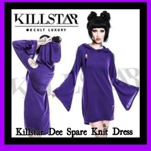 EUC Killstar Dee Spare Knit Dress